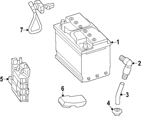 Battery for 2025 Mercedes-Benz SL55 AMG #0