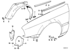 51711935841 - : Cover, Wheel Housing, Front Left for BMW Image