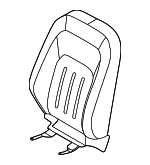 LR130499 - Body: Seat Back Cover for Land Rover: Defender 90 Image