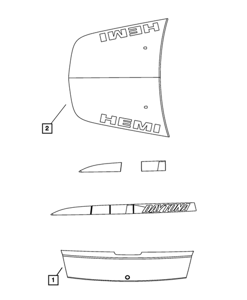 Decals and Tape stripes for 2009 Dodge Charger #0