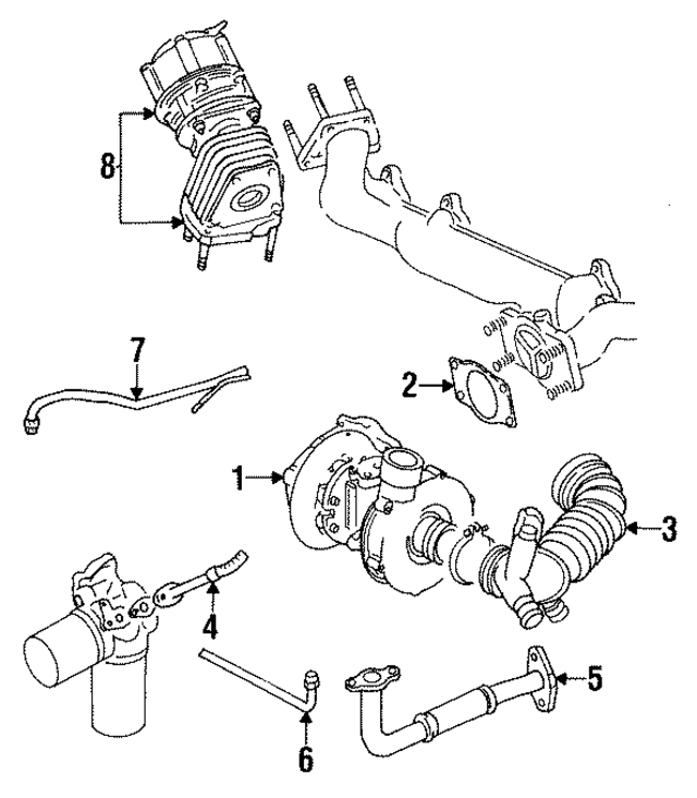 34145702 - Engine: Turbocharger for Audi Image