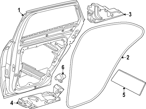 Door & Components for 2025 Mercedes-Benz GLC63 AMG S E Performance #1