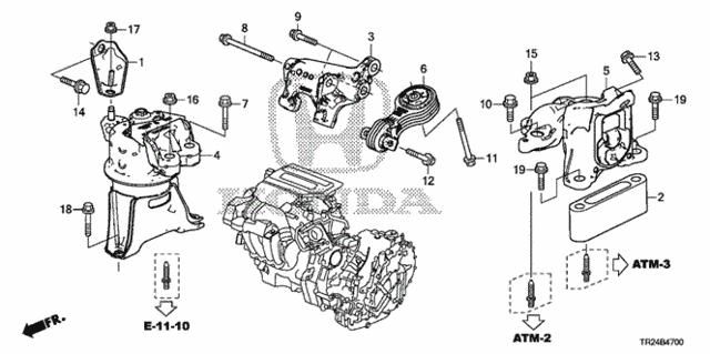Engine Mounts for 2013 Honda Civic #0