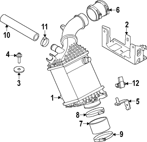 Intercooler for 2024 BMW X5 #1