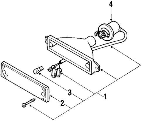 Park Lamps for 1985 Volkswagen Cabriolet #0