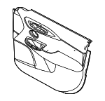 7QP71U8TAA - Body: Door Trim Panel for Dodge: Hornet Image