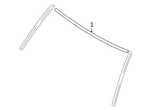 Reveal Moldings for 2005 Mitsubishi Montero #0