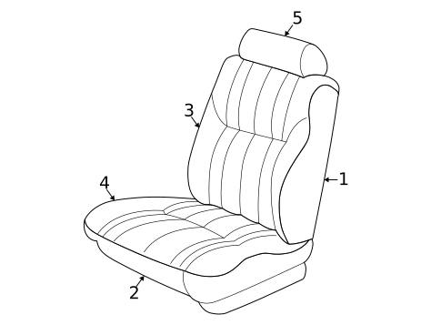 Front Seat Components for 1998 Dodge Intrepid #0
