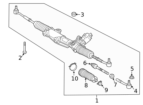 Steering Gear & Linkage for 2014 Mercedes-Benz C63 AMG #0
