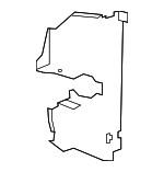 89023440 - Cooling System: Baffle for Cadillac: SRX Image
