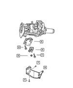 52019998 - Engine Mounting: Engine Mount Isolator for Dodge: Dakota, Durango Image