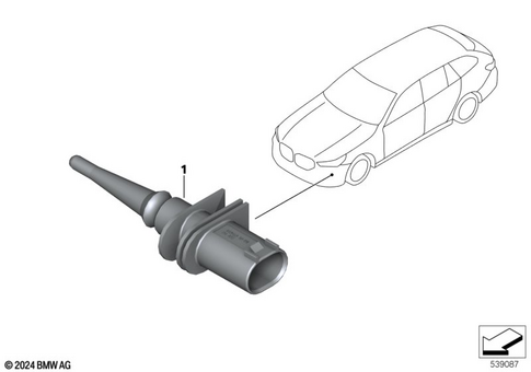 Temperature Sensor for 2023 BMW M5 #0