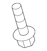 1140306161 - Electrical: High Mount Lamp Bolt for Hyundai: Accent, Azera, Elantra Image