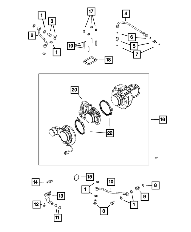 68005447AA - 6.7L Turbo Diesel; Engine: Female Fitting for Mopar Image