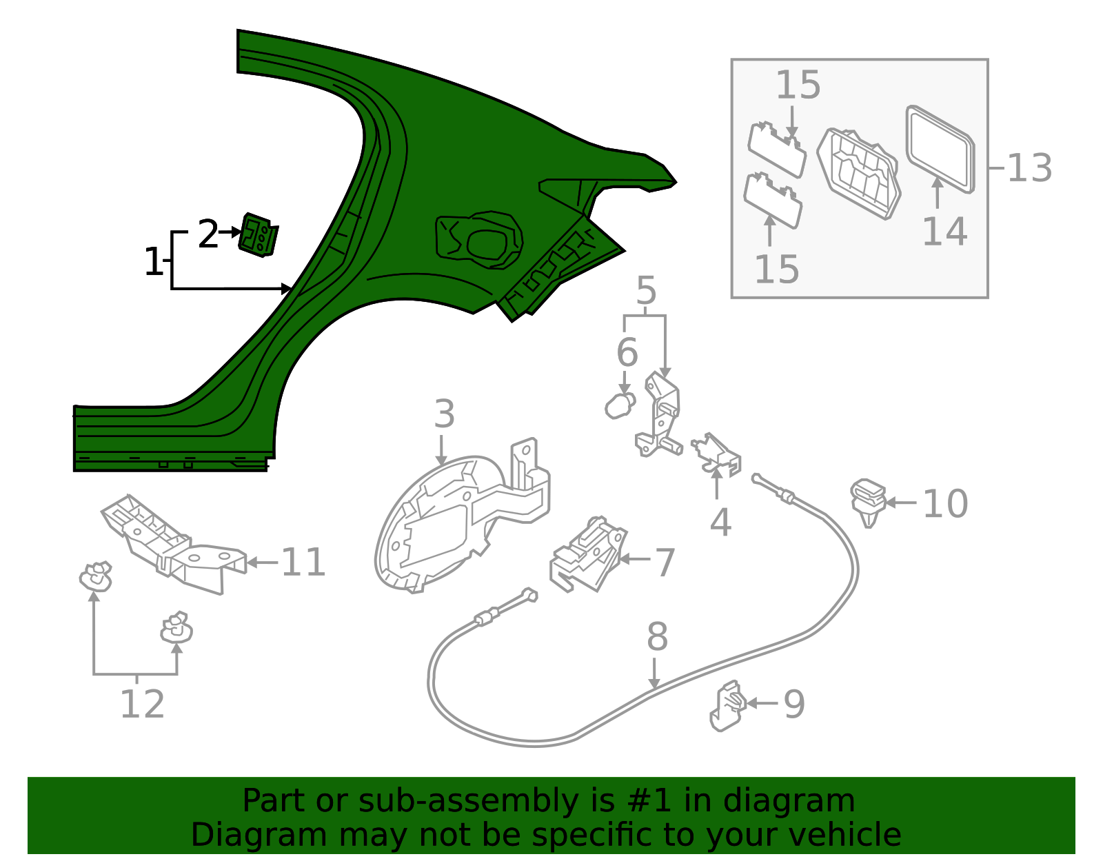 61601-WB002 - Quarter Panel 2016-2020 Toyota | Bam Wholesale Parts