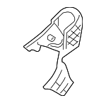 20991825307E94 - Body: Inner Cover for Mercedes-Benz Image