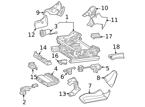 Power Seats for 2007 Mercedes-Benz CLK350 #0