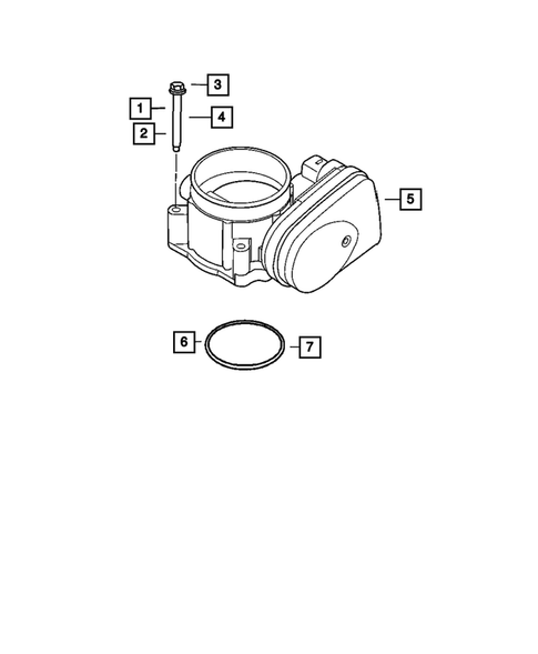 Throttle Body for 2011 Ram 1500 #0