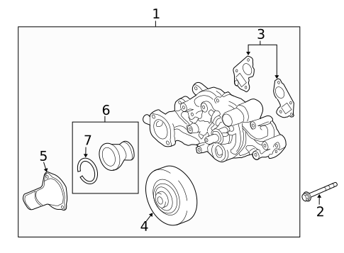 Thermostat & Housing for 2009 Chevrolet Corvette #0