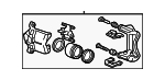 45018T3Z000 - : 2014-2017 Honda Accord - Caliper Sub-Assembly R Front for Honda: Accord Image
