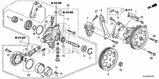 P.S. Pump - Bracket ('12-) for 2012 Honda Ridgeline #0