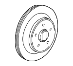 52010362AA - Brakes: Rotor for Dodge: Ram 1500 Van, Ram 2500 Van, Ram 3500 Van Image