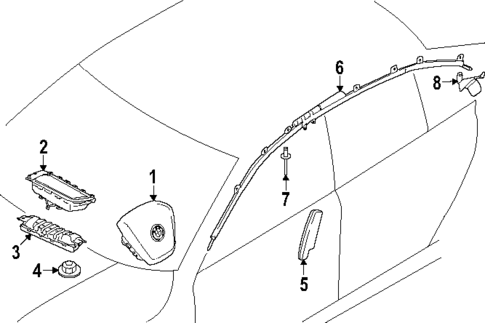 Air Bag Components for 2024 BMW i7 #0