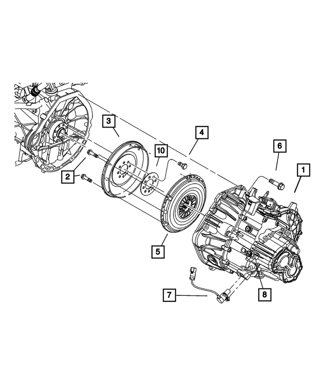 5033202AB - Getrag Manual Transaxle 5 Speed: Vehicle Speed Sensor for Mopar Image