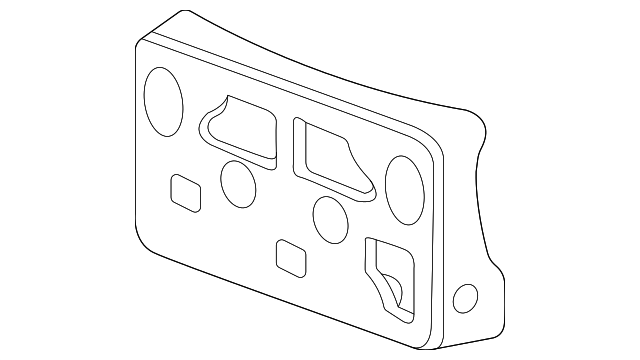 2020-2024 Cadillac CT5 Front License Plate Bracket 84450649 GM ...