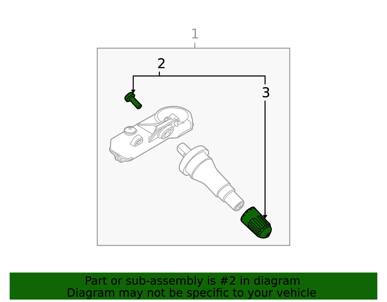 TPMS-105 - Motorcraft Tire Pressure Monitoring System (TPMS) Sensor ...