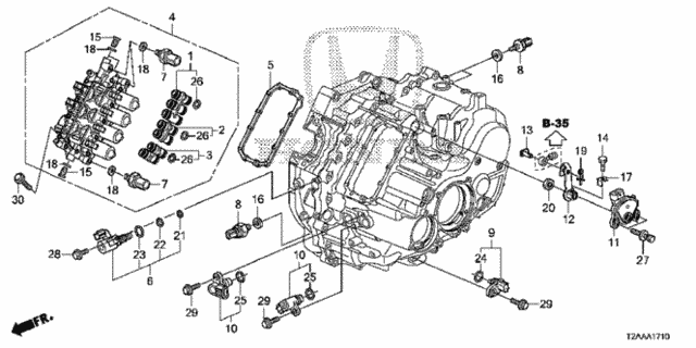 AT Sensor - Solenoid - Secondary Body (V6) for 2017 Honda Accord #0