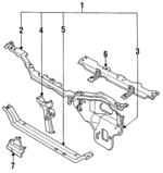 8943865346 - : Upper Tie Bar for Isuzu Image