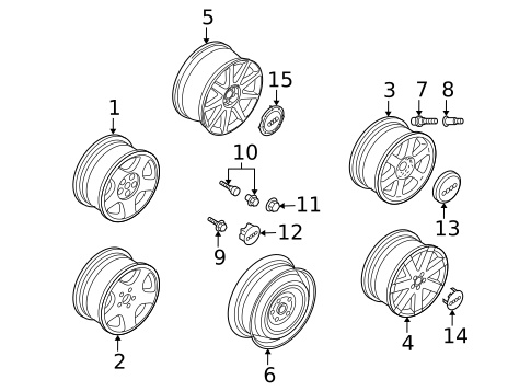 Wheels for 2001 Audi TT Quattro #0