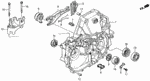 21103PX5010 - Transmission - Manual: PLATE C, OIL GUIDE for Honda Image image