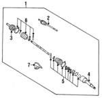 39100D5610 - Suspension: Axle Assembly for Nissan Image