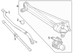 R2TZ17527C - : Arm Assembly Wiper for Ford Image