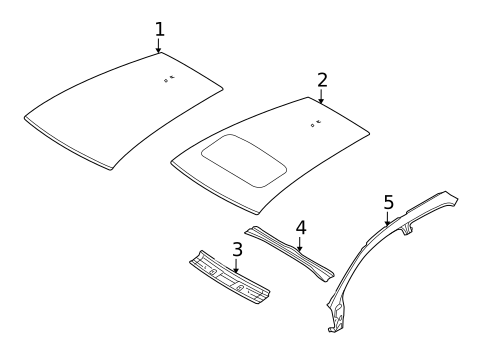 Roof & Components for 2013 Volvo C30 #0