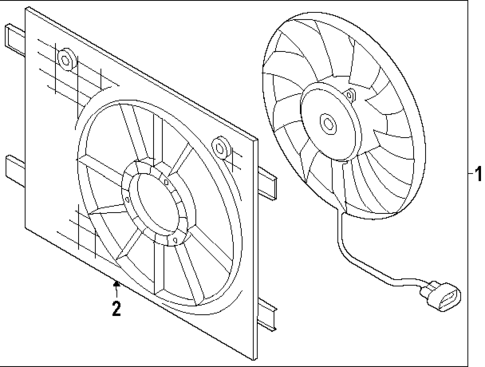 Cooling Fan for 2024 Audi Q4 e-tron #0