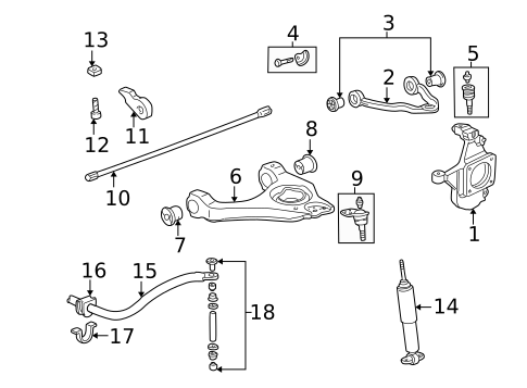 Suspension Components for 2006 Chevrolet Avalanche 1500 #3