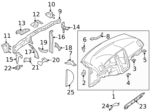 Instrument Panel for 2015 Volkswagen Eos #0