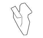 6N0867190 - Body: Instrument Panel Clamp for Volkswagen: Arteon, Eos, GTI, Jetta, Taos, Tiguan, Tiguan Limited Image