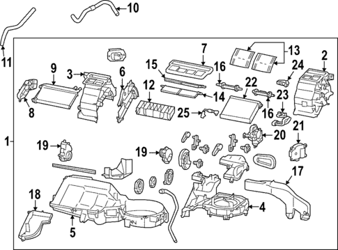 Condenser, Compressor & Lines for 2022 Subaru BRZ #1
