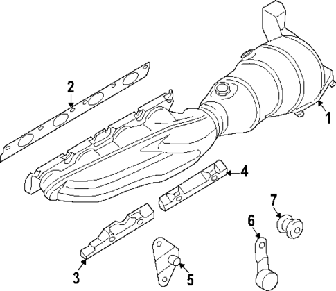 Exhaust Manifold for 2013 Audi RS5 #0