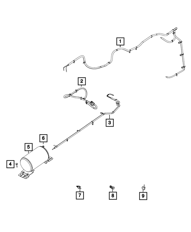 68197442AB - Rear Suspension: Air Filter for Mopar Image image