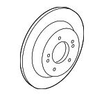 584113X300 - Brakes: Rotor for Hyundai: Elantra, Elantra Coupe, Elantra GT, Kona, Veloster, Venue Image