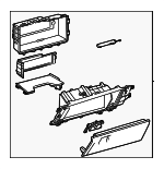 553200C040C0 - Body: Glove Box Assembly for Toyota Image