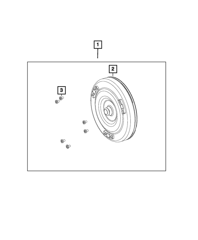 52109213AA - Transmission: Torque Converter for Mopar Image