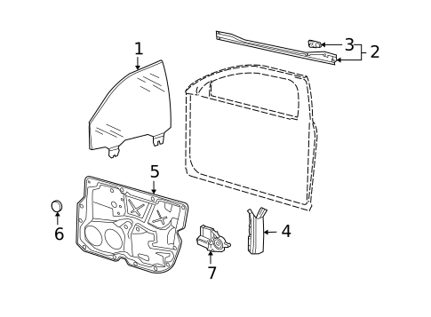 Front Door for 2006 Volkswagen Phaeton #0