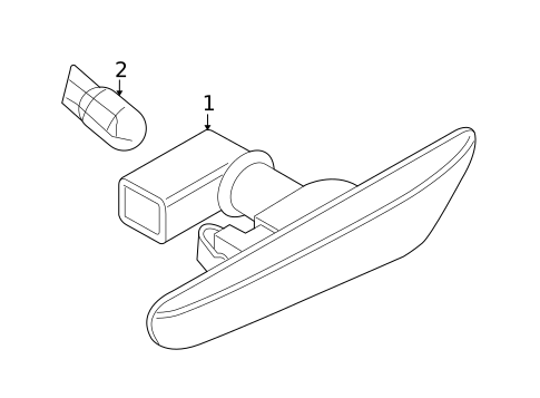 Side Repeater Lamps for 2011 BMW 335d #0