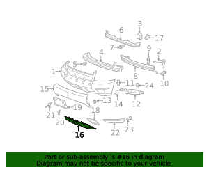 2007-2014 Chevrolet Front Bumper Skid Plate 15946158 GM | GMPartsDirect.com